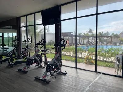 Gimnasio o instalaciones de fitness de Acapulco Diamante con Club de Playa y Pádel, ideal para 6 a 8 personas en Planta Baja