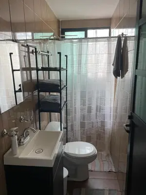Un baño de Departamento céntrico fácil acceso, 45 amenidades