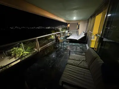 Un balcón o terraza de Renta de Depto, Acapulco Gro, Torre Palladio