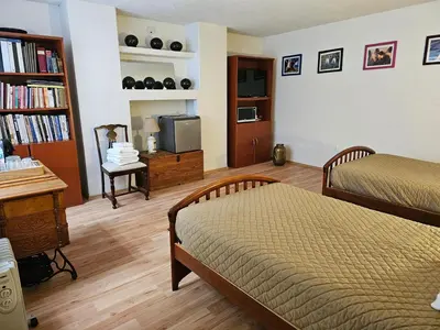 Cama o camas de una habitación en Casa Monasterio