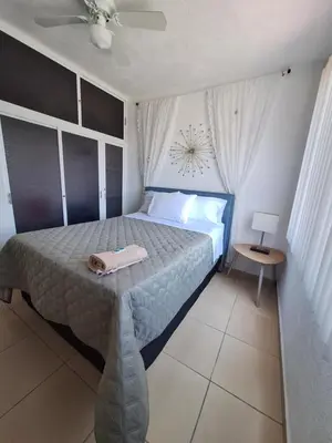 Cama o camas de una habitación en Terramar1 Acapulco