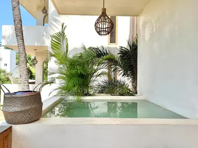Piscina en o cerca de Casa Limon 2 bedrooms pool AC La Punta