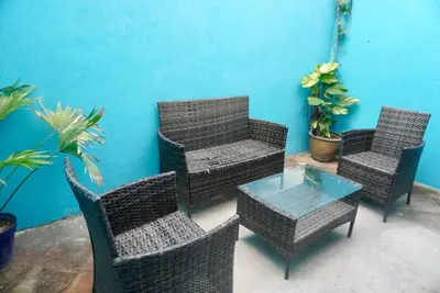 Zona de estar de Brisa Marina Suites -A pasos del Acuario, Malecon y Playa
