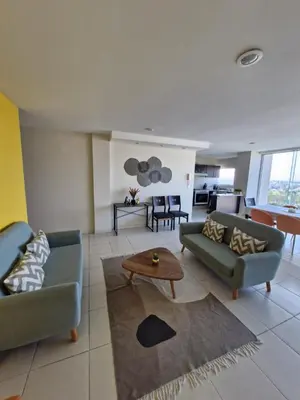 Zona de estar de Sea View 10 Boca Towers