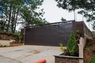 Jardín al aire libre en Alojamiento en Zacatlán