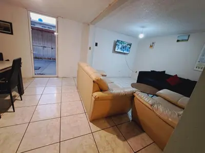 Zona de estar de Functional and nice house