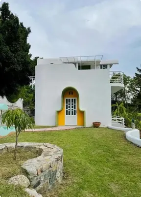 Jardín al aire libre en Departamentos paraiso de adan