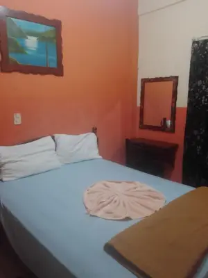 Cama o camas de una habitación en Hotel Posada Real