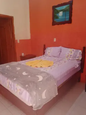 Cama o camas de una habitación en Hotel Posada Real