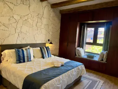 Cama o camas de una habitación en Solange Suite en ValQuirico