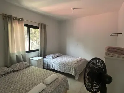 Cama o camas de una habitación en Casa del Tenayo