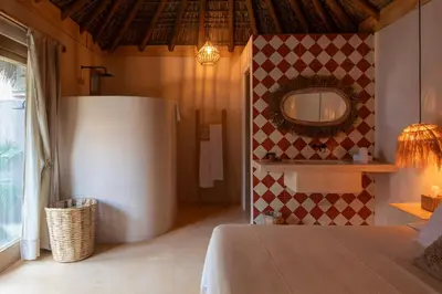 Cama o camas de una habitación en New in La Punta - Casa Moka
