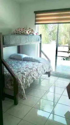Cama o camas de una habitación en Residencia en Cuautla