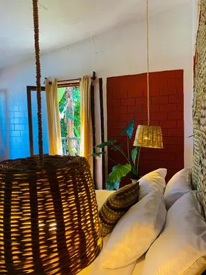 Zona de estar de Casa Yohual