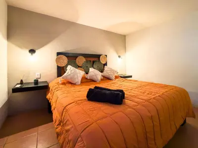 Cama o camas de una habitación en jalatlaco estudio de lujo y garage