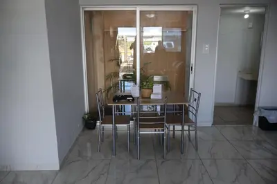 Un patio o zona al aire libre en Brisa Marina Departamento con Alberca y Playa