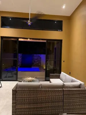 Zona de estar de Casa Colibrí