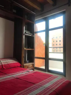 Cama o camas de una habitación en Alojamiento entero loft en Santa Lucía del Camino, Oxaca, México
