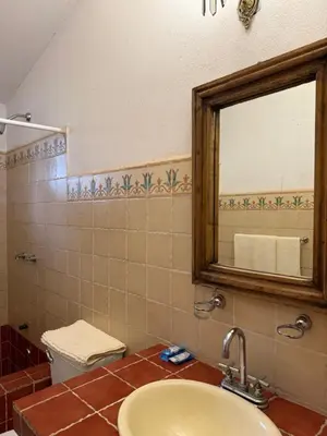 Un baño de Hotel Monumento Hacienda de Amoltepec