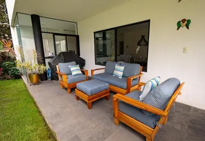 Zona de estar de Casa Luan, Pool & Amenities in Sumiya, Morelos