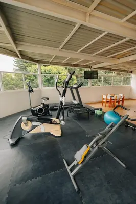 Gimnasio o instalaciones de fitness de Casa Luan, Pool & Amenities in Sumiya, Morelos