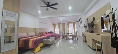 Una televisión o centro de entretenimiento en Apartament Furnished in Mitla