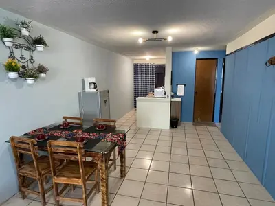 Una cocina o zona de cocina en Casa cerca de Plaza de Toros de Apizaco y del Centro Deportivo de Alto Rendimiento