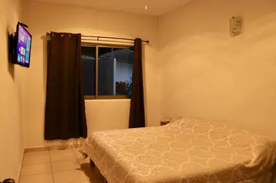 Plano de Depa 101B en Huatulco con alberca y balcón a 5 min playa