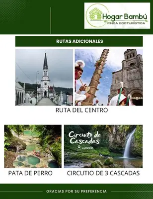 Plano de Cabañas Hogar Bambu Cuetzalan