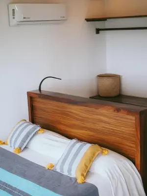 Cama o camas de una habitación en Casa Cumbres - Ocean View