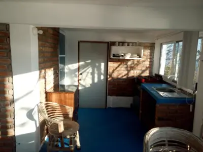 Una cocina o zona de cocina en The Blue Apartment