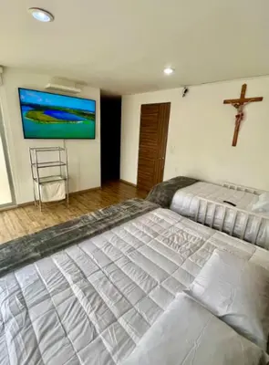 Cama o camas de una habitación en Casa Galerias Serdan II