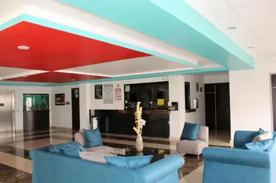 Zona de estar de Hotel Aqueronte
