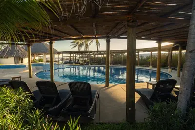 Piscina en o cerca de Condominio en Acapulco con acceso a club de playa