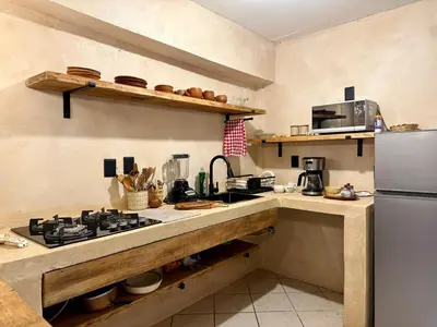 Una cocina o zona de cocina en Casa Resplandor