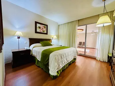 Cama o camas de una habitación en Hotel Villa Florida Córdoba