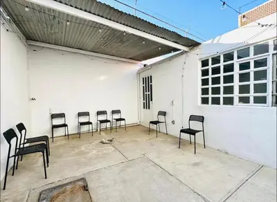 Un patio o zona al aire libre en Casa Amplia Luminosa Aud GNP Estadios Fuertes