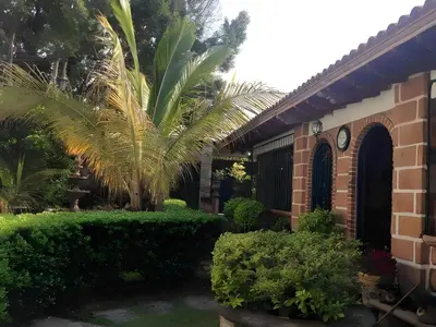 Jardín al aire libre en Casa Vergel