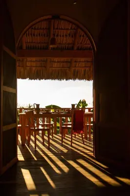 Un balcón o terraza de Punta Cometa House, Mazunte