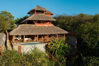 Piscina en o cerca de Punta Cometa House, Mazunte