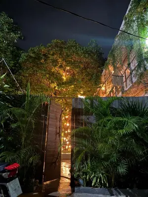 Jardín al aire libre en Chii Lú Casa de la Luna