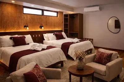 Cama o camas de una habitación en Hotel Boutique Casa Gopar