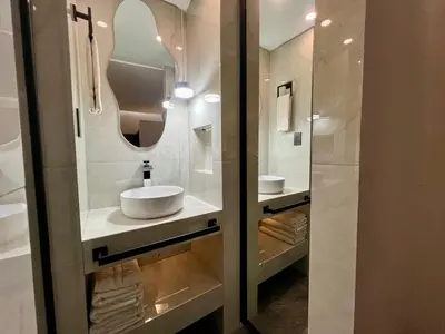 Un baño de Eco-Hotel boutique Casa Solar Minatitlán