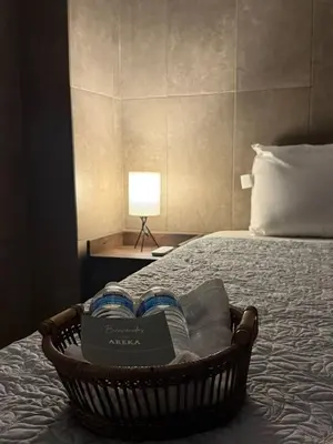 Cama o camas de una habitación en Casa Areka