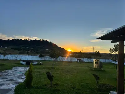 Paisaje cerca de este camping resort