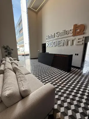 Zona de estar de Hotel Suites Regente Cholula