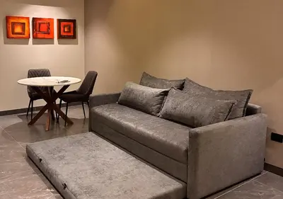 Zona de estar de Hotel Suites Regente Cholula