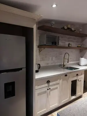 Una cocina o zona de cocina en Apto cerca del zócalo principal