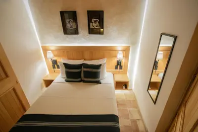 Cama o camas de una habitación en Casa Ziña