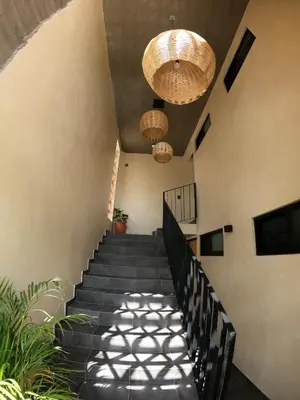Una televisión o centro de entretenimiento en Casa Nogui